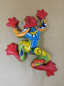 Talavera Frog ~ Red-Orange