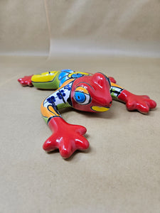 Talavera Frog ~ Red-Orange