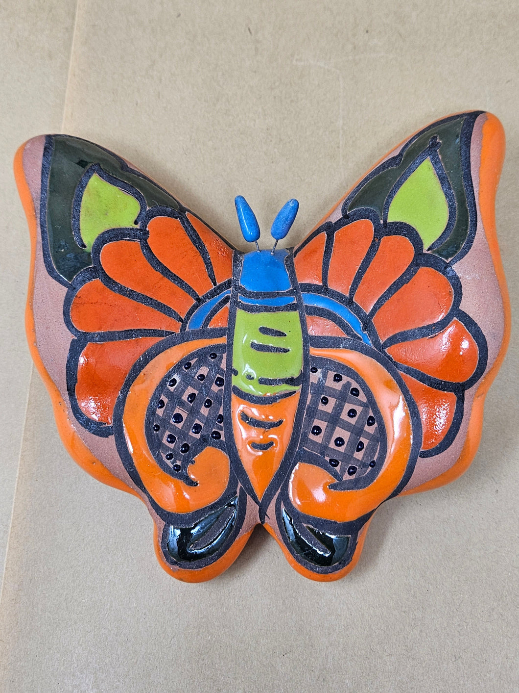 Talavera Butterfly - Orange