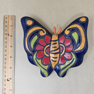 Talavera Butterfly - Dark Blue