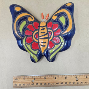 Talavera Butterfly - Dark Blue