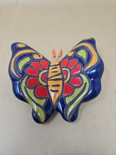 Load image into Gallery viewer, Talavera Butterfly - Dark Blue
