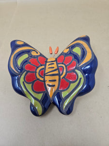 Talavera Butterfly - Dark Blue