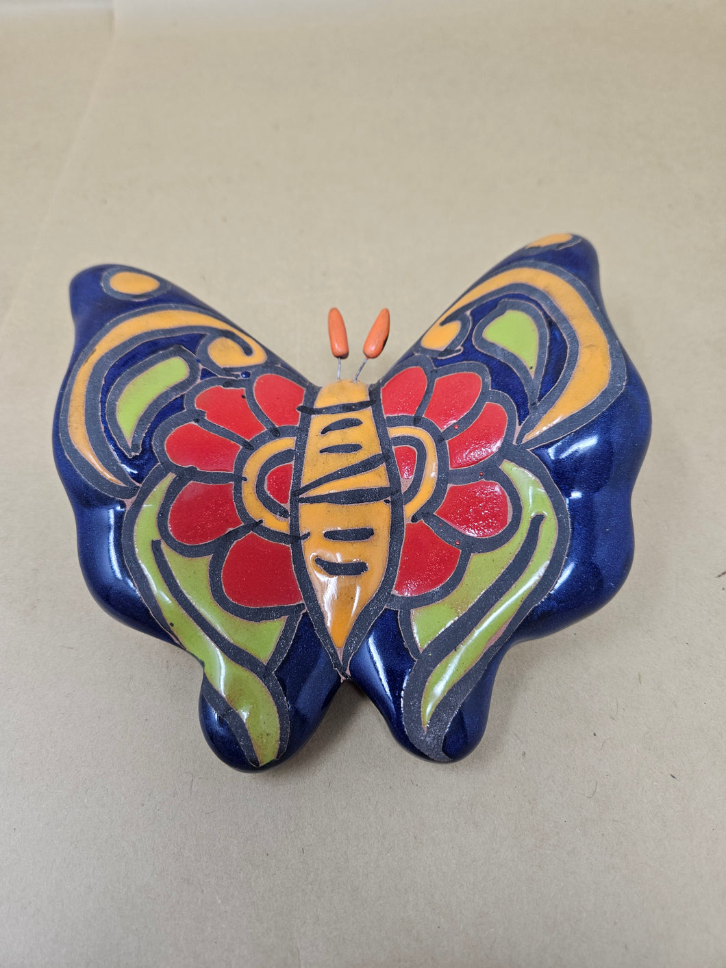 Talavera Butterfly - Dark Blue