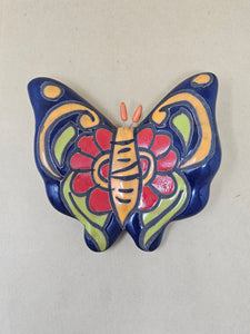 Talavera Butterfly - Dark Blue