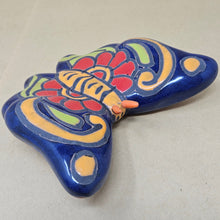 Load image into Gallery viewer, Talavera Butterfly - Dark Blue
