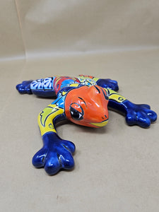 Talavera Frog ~ Dark Blue