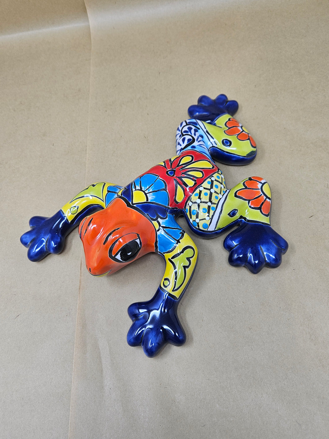 Talavera Frog ~ Dark Blue