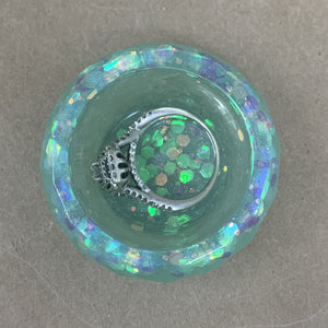 Totally Teal Ring Dish