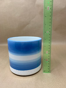 Blue & White Ceramic Pot