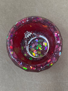 Ruby Red Ring Dish