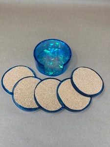 Beautiful Blue Coaster Set