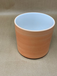 Sunset Orange Ceramic Pot