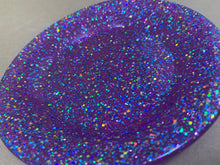 Load image into Gallery viewer, Decorative Plate - Purple Glitter
