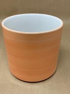 Sunset Orange Ceramic Pot