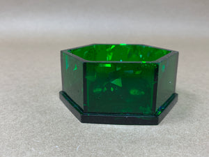 Deep Green Hexagonal Tiny Pot