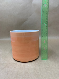 Sunset Orange Ceramic Pot