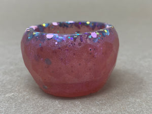 Faded Fuschia Ring Dish