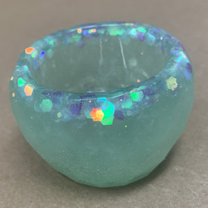 Totally Teal Ring Dish